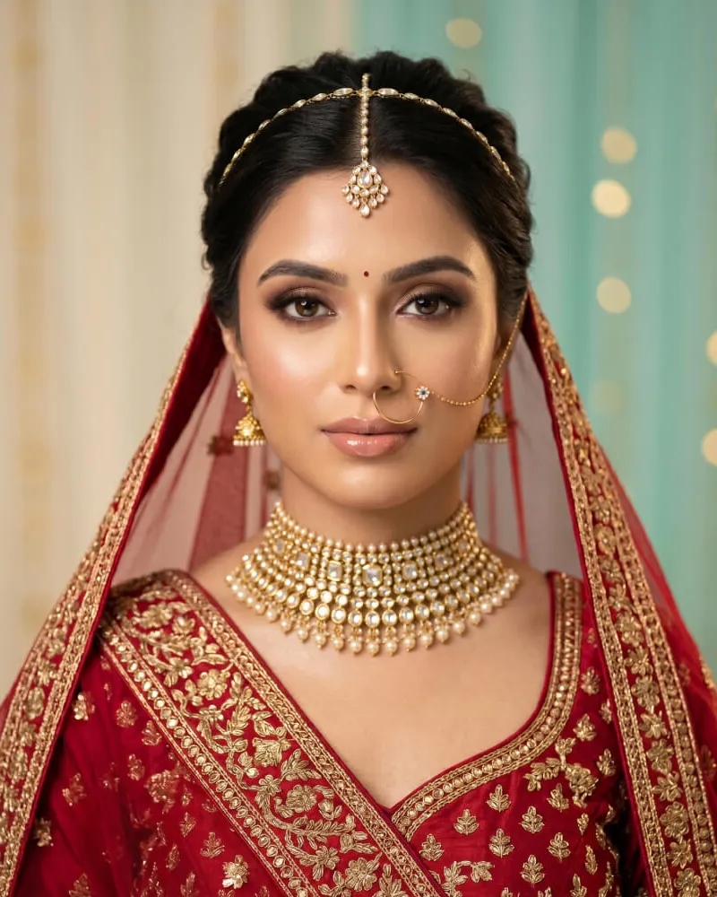 Bridal makeover by Megha Makeover & Beauty Salon