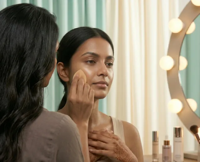 HD makeup application