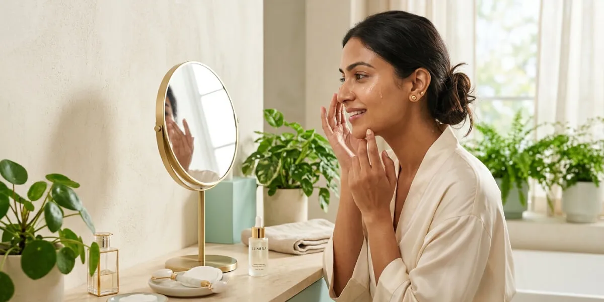 Skin care routine before a wedding day